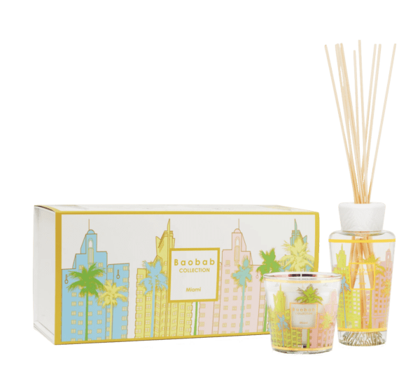 COFFRET BAOBAB - DIFFUSEUR & BOUGIE - MIAMI